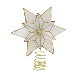 Boomtopper ster Capiz 20x29cm
