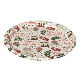 Bord D28cm Kerst
