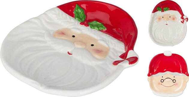 Bord H20cm Kerstfiguur 2ass