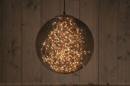 Boule Smokey D35cm 300Led classic chaud