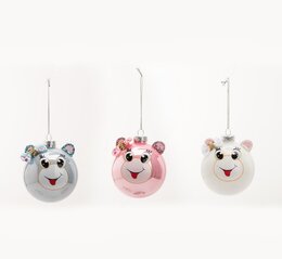 boule verre smiley 8cm