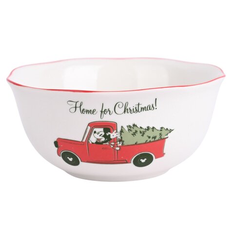 Bowl Mickey "Home for Christmas"