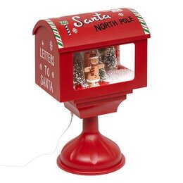 Brievenbus 27x41cm 4Led rood