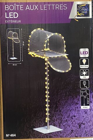 Brievenbus acryl 50LED H90 - afbeelding 3