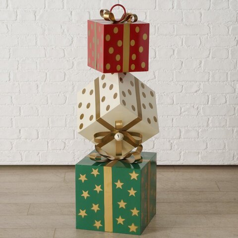 Cadeaux empilés 33x33x110cm