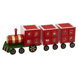Calendrier avent train L48cm - image 2
