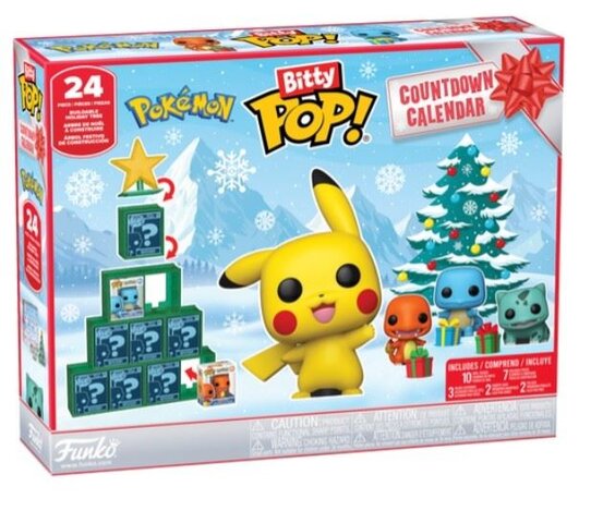 Calendrier de l'Avent bitty pop - Pokemon