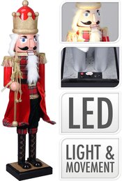 casse noisette avec mouvement et led 115cm