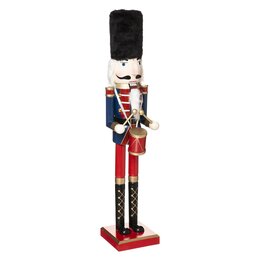 Casse-Noisette H60cm bleu rouge