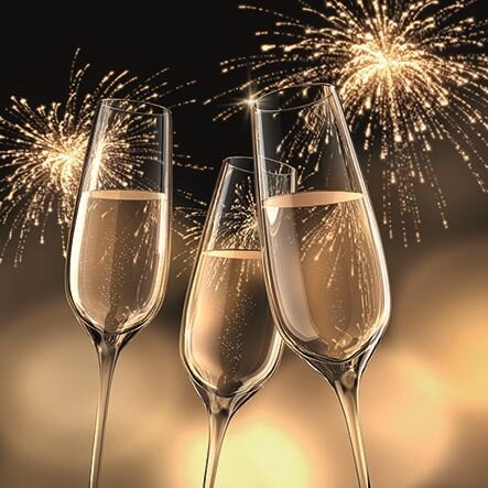 Celebration gold 33x33cm