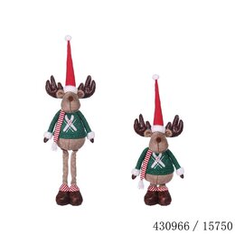 Cerf H72/94cm longues jambes avec pull