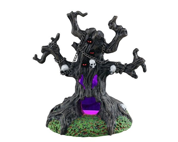 chained spooky tree, b/o (4.5v)