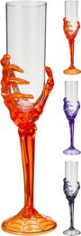 Champagneglas 150ml skelethand 3ass