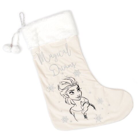 Chaussette Noël Disney Elsa - Argent-Dorée