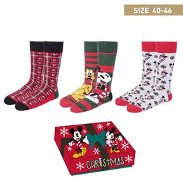 Chaussettes Mickey 3-pack cotton 40-46