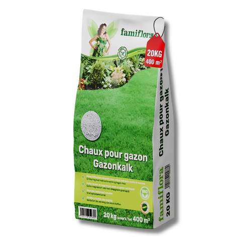 Chaux pour gazon avec magnésium 20kg - image 1