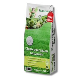 Chaux pour gazon avec magnésium 20kg