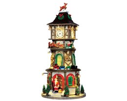 christmas clock tower