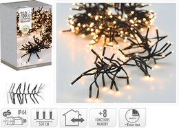 Clusterverlichting 768Led binnen buiten warm wit