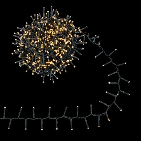 Clusterverlichting buiten solar 1750cm 875Led warm wit