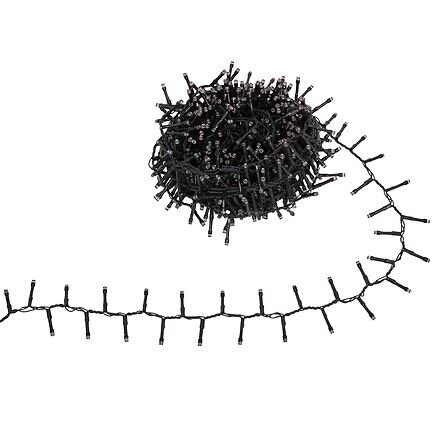 Clusterverlichting solar 0,2x1600cm 800Led multi