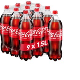 Coca-Cola regular 9x1,5l