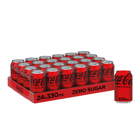 Coca-Cola zero 24x33cl - afbeelding 2