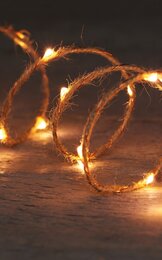 Corde jute 20Led classic Timer