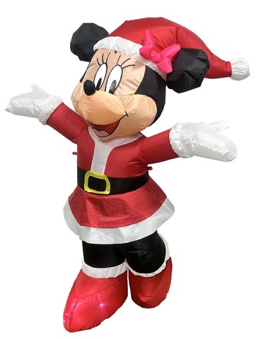 Costume de Père Noël Minnie gonflable