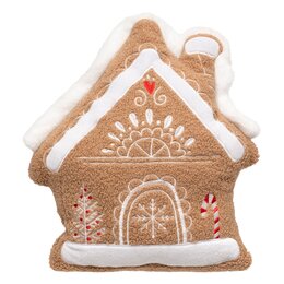 Coussin maison pain épice 35x40cm