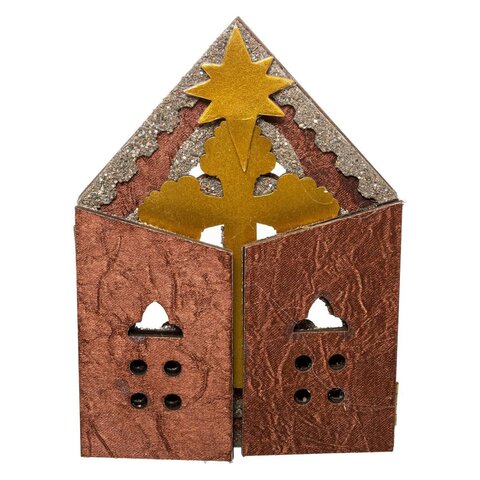 Crèche H25cm avec 11personnages - image 3