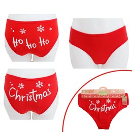 Dames Xmas slips 2pack