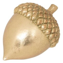 Deco eikel H10cm goud