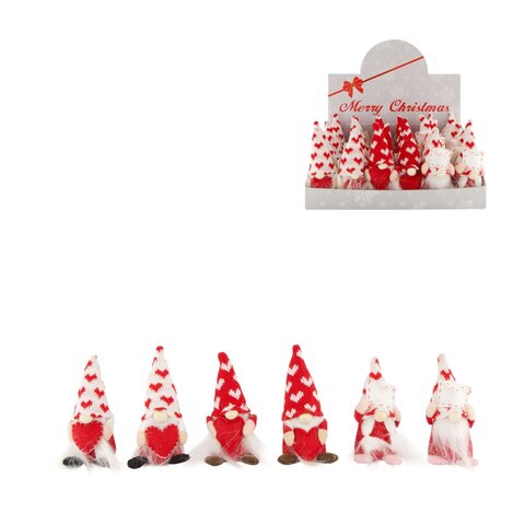 Deco kabouter 7x15cm 6ass