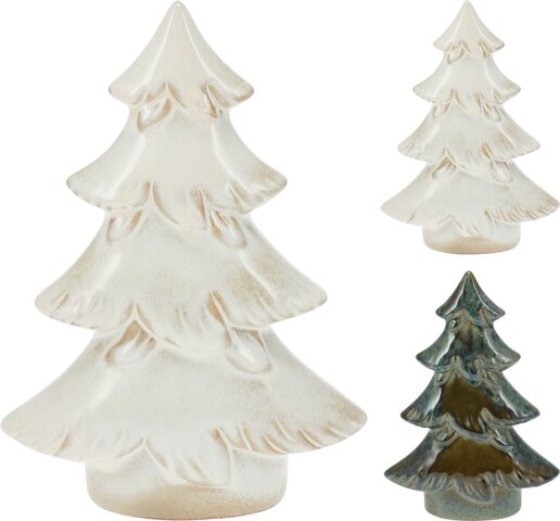 Deco kerstboom H21cm 2ass