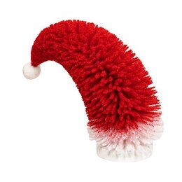Deco kerstboom muts H20cm rood