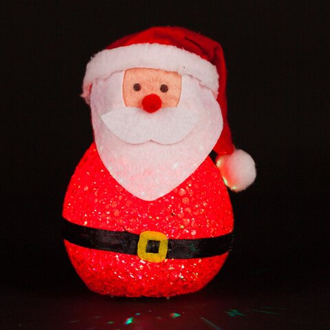 Deco Kerstman 7,5x12,5cm Led