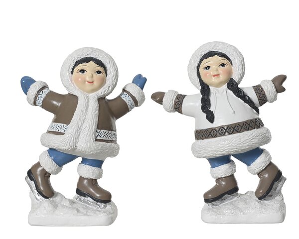 Deco kinderen eskimo 10x13cm
