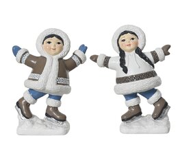 Deco kinderen eskimo 10x13cm