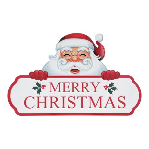 Déco murale Merry Christmas 45x28cm