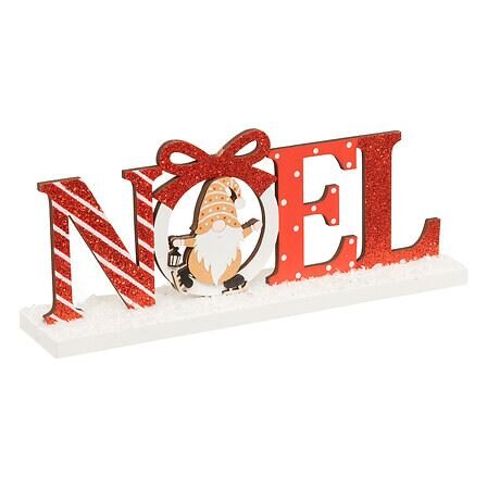 Deco Noël 11x24cm hout