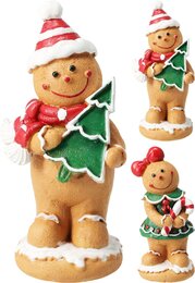 Deco peperkoek H13cm 2ass