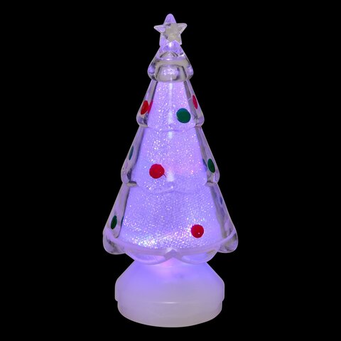 Deco sapin 5x11cm 1Led 3ass