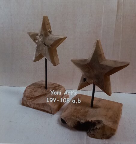 deco ster hoog 16x13x33cm