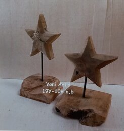 deco ster hoog 16x13x33cm