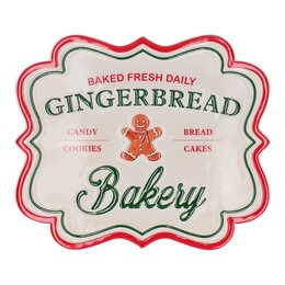 Décoration murale Gingerbread bakery 30x25cm