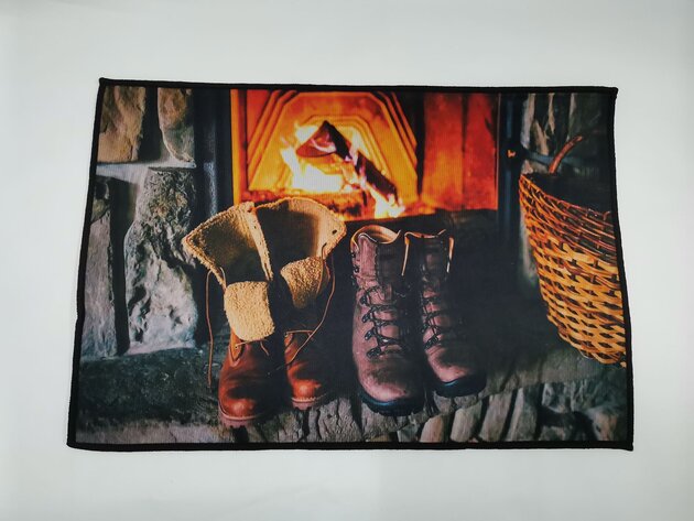 Deurmat haard schoenen