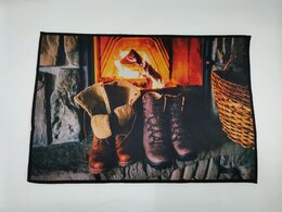 Deurmat haard schoenen