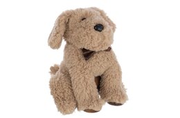 Deurstopper hond 20x30cm bruin