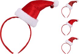 Diadeem met Kerstmuts 3ass